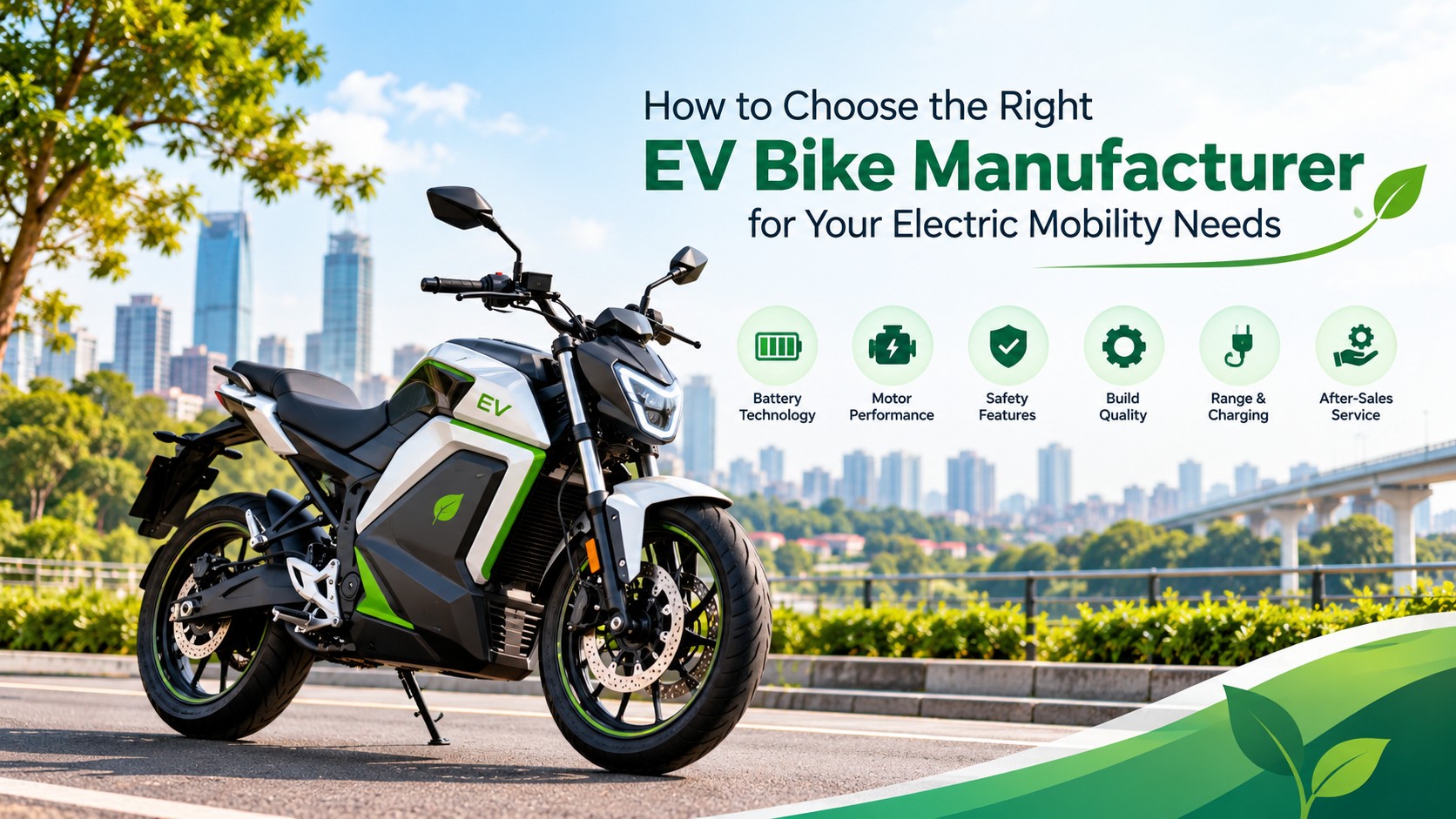 How to Choose the Right EV Bike Manufacturer for Your Electric Mobility Needs
